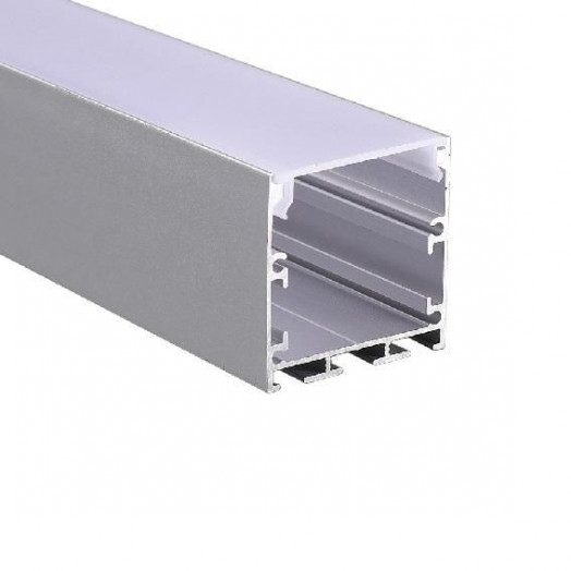 Профиль накладной PAL 3535 (комплект 2м; 2глухих заглушки; рассеиватель матов.; 4клипсы крепежных) JazzWay 5049925