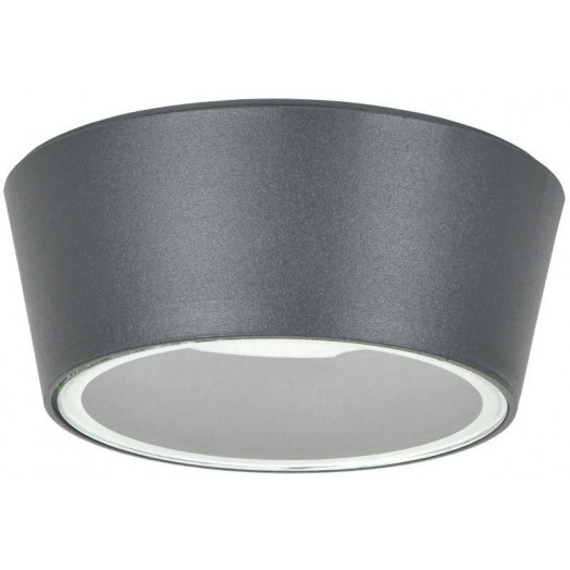 Светильник 5104 GX53 IP65 уличный потолочный сер. IEK LT-UPU0-5104-GX53-1-K03