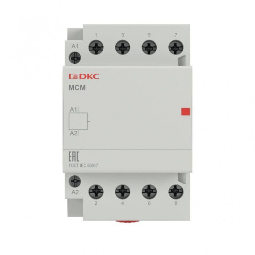 Контактор модульный YON max типа MCE 4P 40A 240В 4НО YON MCE-40-40-A240