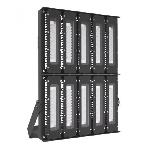 Прожектор светодиодный LAD LED R700-10-PC-30-750-D48-1000L1 ST 1000Вт CRI70 5000К IP67 230В КСС типа "Г" крепление на лире LADesign LADR710PC30750D481000L1ST