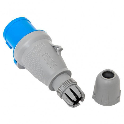 Вилка переносная 013 2Р+РЕ 16А 220В IP44 PROxima EKF ps-013-16-220-PRO