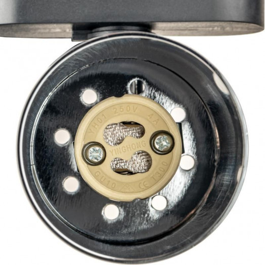 Светильник трековый ARTLINE поворотный 55х55х100мм GU10 230В алюм. 4кв.м хром. Ritter 59877 4