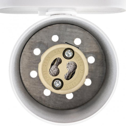 Светильник трековый ARTLINE поворотный 55х55х100мм GU10 230В алюм. 4кв.м бел Ritter 59875 0