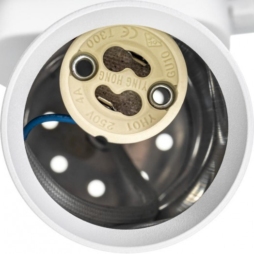 Светильник трековый поворотный ARTLINE 55х55х200 GU10 230В алюм. 2.6кв.м бел Ritter 59931 3