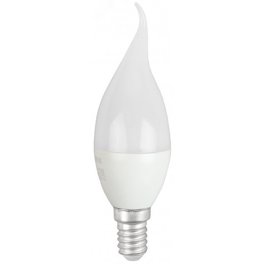 Лампа светодиодная LED BXS-10W-865-E14 R  (диод, свеча на ветру, 10Вт, хол, E14) (10/100/2800) ЭРА