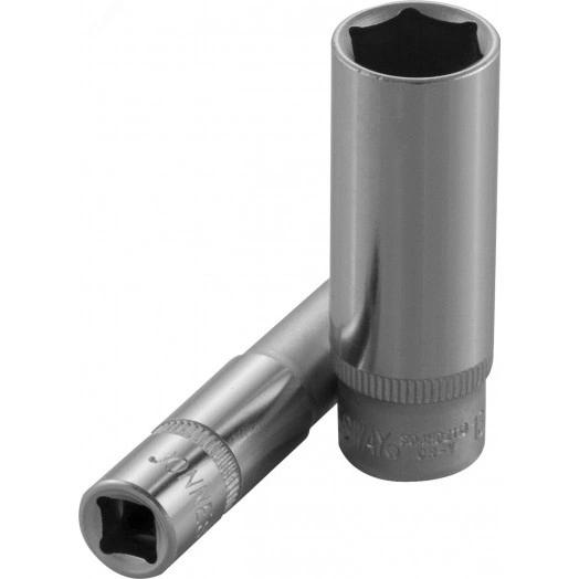 Головка торцевая глубокая 1/4''DR, 6 мм