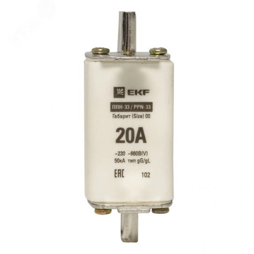 Вставка плавкая ППН-33 160/20А габарит 00