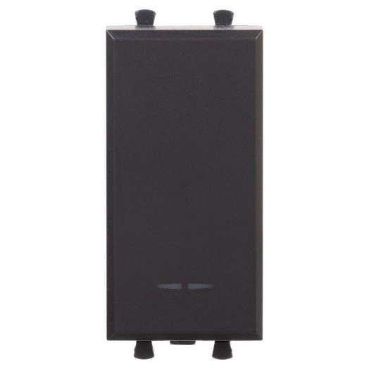 Выключатель модульный 1-мод. Avanti "Черный матовый" DKC 4412101