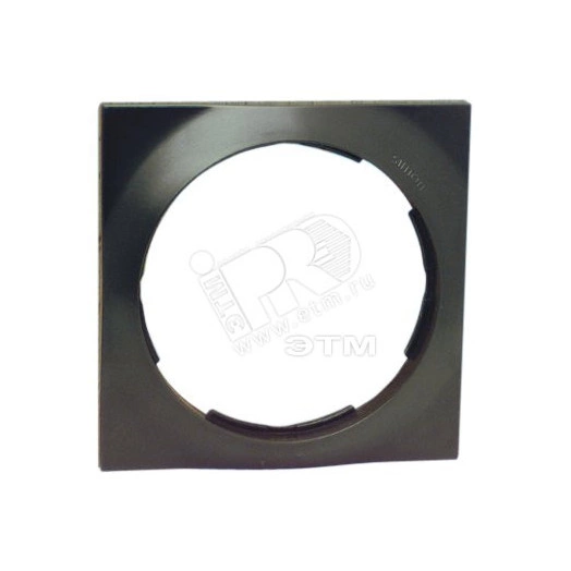 Рамка 4 поста, квадрат, S88, графит