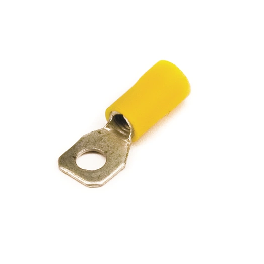 Наконечник кольцевой изолированный 2.5-6кв.мм отв. d4.2мм желт. (уп.50шт) DKC 2C4P