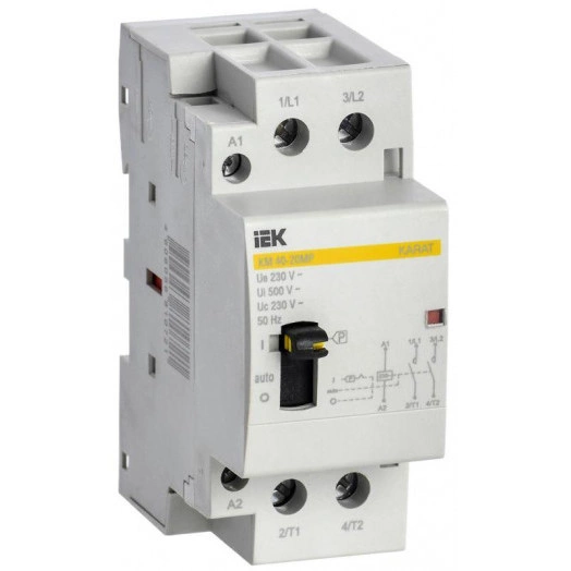 Контактор модульный КМ40-20МР AC с ручным управ. KARAT IEK MKK12-40-20