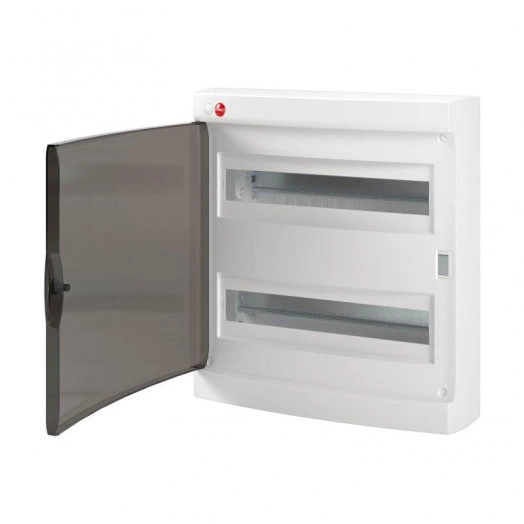 Щиток настенный с дверцей 36 мод. IP41 с клеммным блоком 63А бел. DKC RB36W4TWD