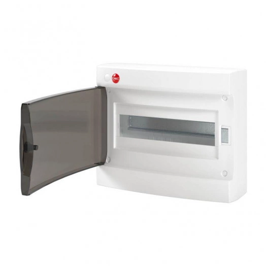 Щиток настенный с дверцей 12 мод. IP41 с клеммным блоком 63А бел. DKC RB12W4TWD