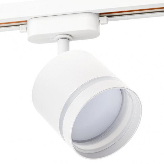 Светильник трековый ARTLINE поворотный 85х85х80мм GX53 230В алюм./пластик. 4кв.м бел Ritter 59865 1