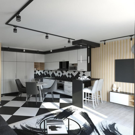 Светильник трековый ARTLINE поворотный 85х85х80мм GX53 230В алюм./пластик. 4кв.м бел Ritter 59865 1