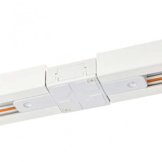 Коннектор трековый для соединения шинопровода прямой жесткий ARTLINE пластик/медь бел. Ritter 59743 2