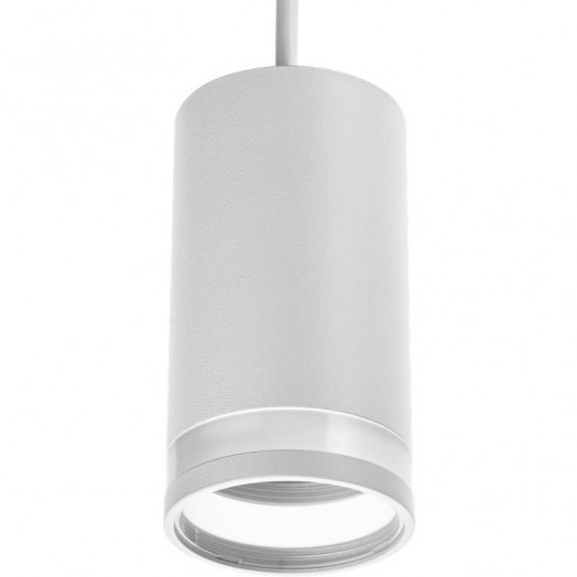 Светильник трековый подвес ARTLINE 55х55х100мм GU10 230В алюм./пластик. 2.6кв.м бел. Ritter 59929 0