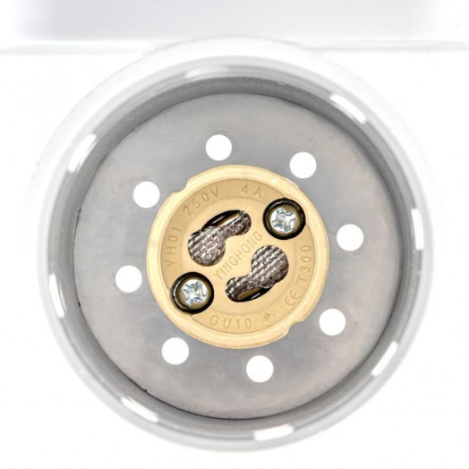 Светильник трековый ARTLINE поворотный 55х55х100мм GU10 230В алюм./пластик. 4кв.м бел. Ritter 59879 8