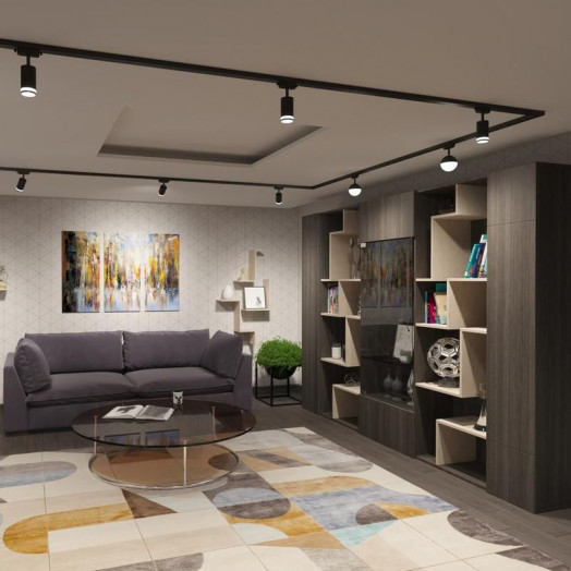 Светильник трековый ARTLINE поворотный шар 100х100х75мм GX53 230В пластик 4кв.м черн. Ritter 59926 9