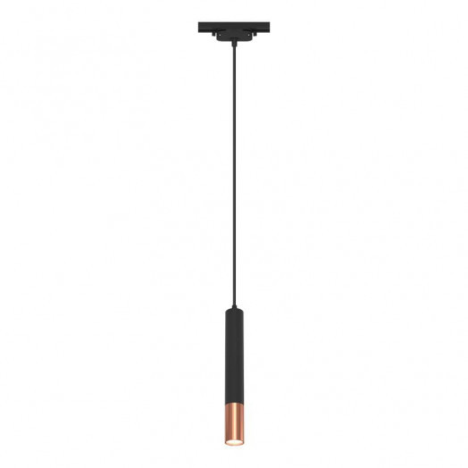 Светильник трековый подвес светодиодный ARTLINE 40х40х300мм 12Вт 960Лм 4000К 230В алюм. 6.4кв.м черн./зол. Ritter 59711 1