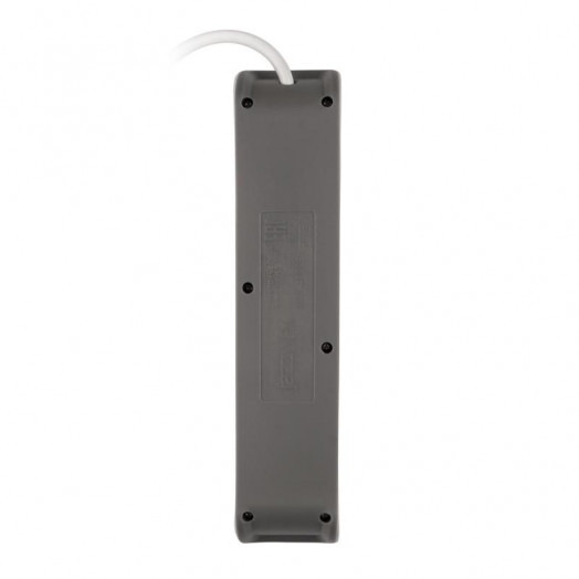 Удлинитель 4х3м с заземл. с выкл. бел. ET-04-300W (4х3.0) JAZZway 5051812