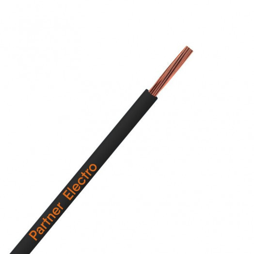 Провод ПуГВнг(А)-LS 1х0.75 450/750В Ч (уп.100м) ПАРТНЕР ЭЛЕКТРО ЦБ-00020631