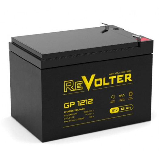 Аккумулятор 12В 12А.ч GP 1212 REVOLTER 4614040020018