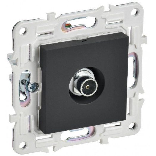 Розетка TV оконечная SKANDY SK-A12G графит IEK SK-A10-O-K53