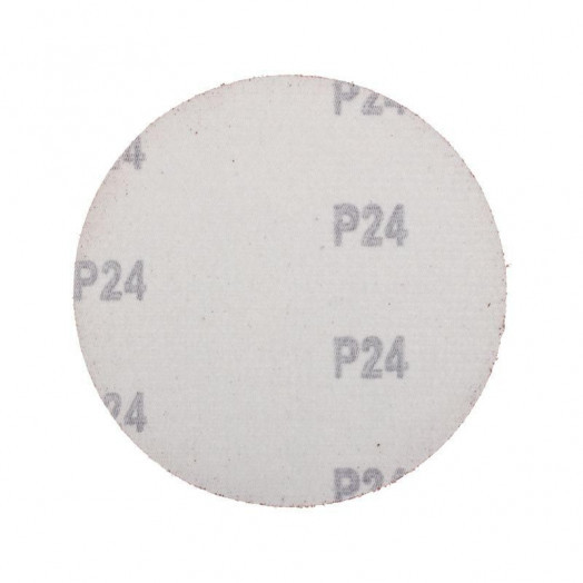 Диск абразивный на ворсовой основе на липучке без отверстий P24 125мм (уп.10шт) Kranz KR-91-1142