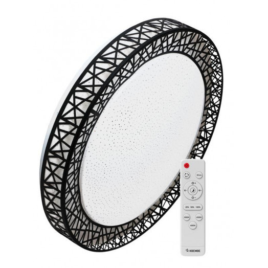 Светильник светодиодный PREMIUM Loft-B 120Вт 230В 3000-6500К 9600лм IP40 490х100мм настенно-потолочный управляемый с пультом ДУ КОСМОС KSLofB120W