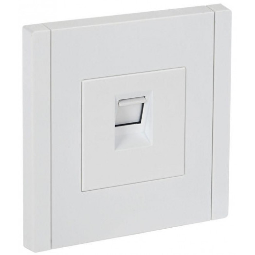 Розетка компьютерная RJ45 кат.5E FORTE&PIANO FP232 бел. IEK FP-K10-1-K01