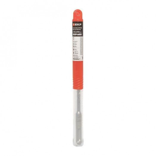 Бур по бетону SDS-plus 10х210 мм (4 резца) Professional EKF db-10-210-4x4-ue