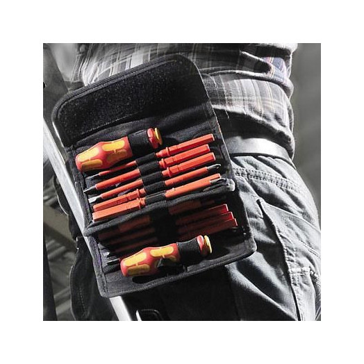 Набор насадок Kraftform Kompakt VDE 17 Universal 1 с 2 отвертками-битодержателями 17 пр. Wera WE-059030