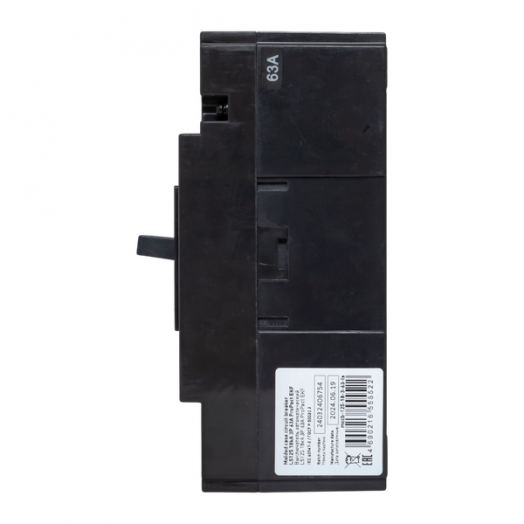 Выключатель автоматический 3п 63А 18кА LS125 ProPact EKF mccb-125-18-3-63-ls