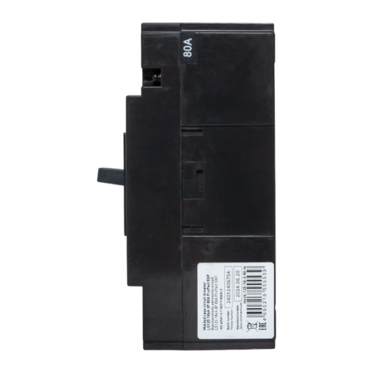 Выключатель автоматический 3п 80А 18кА LS125 ProPact EKF mccb-125-18-3-80-ls