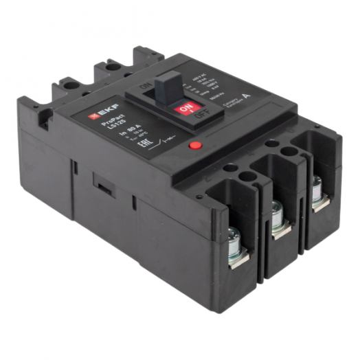Выключатель автоматический 3п 80А 18кА LS125 ProPact EKF mccb-125-18-3-80-ls