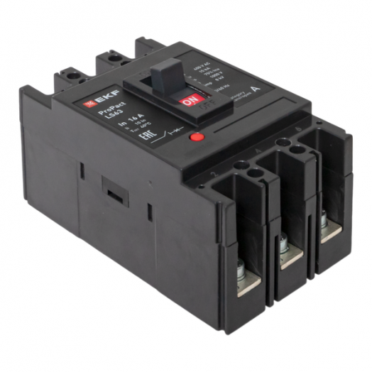 Выключатель автоматический 3п 16А 15кА LS63 ProPact EKF mccb-63-15-3-16-ls