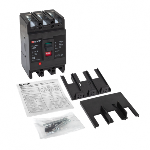 Выключатель автоматический 3п 25А 15кА LS63 ProPact EKF mccb-63-15-3-25-ls