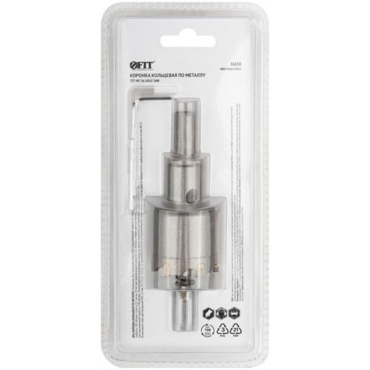 Коронка кольцевая с карбидными вставками Профи (для отверстий в нержав. стали) 30мм FIT 36830