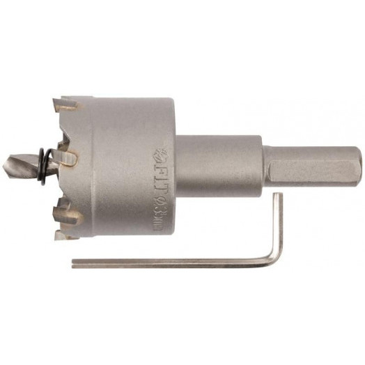 Коронка кольцевая с карбидными вставками Профи (для отверстий в нержав. стали) 35мм FIT 36835