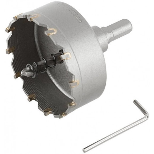 Коронка кольцевая с карбидными вставками Профи (для отверстий в нержав. стали) 68мм FIT 36854