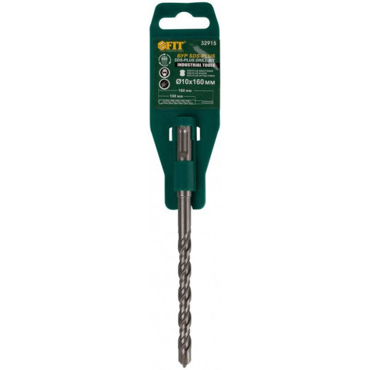 Бур по бетону SDS PLUS с двойн. резьбой 10х160мм FIT 32915