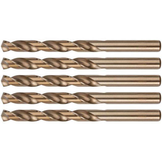 Набор сверл по металлу Profi 10х133мм с кобальтом 5проц. (уп.5шт) Cutop 48-100-5