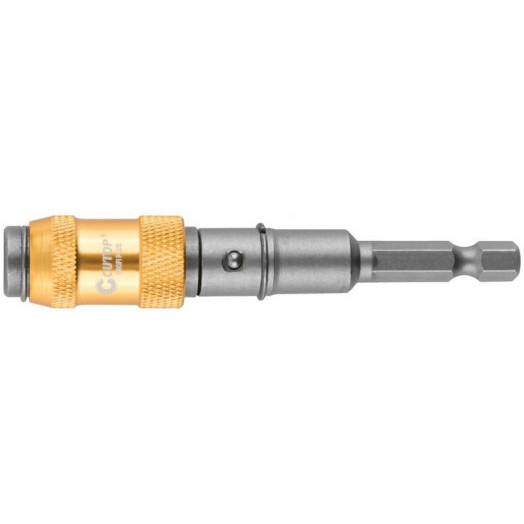 Адаптер шарнирный угловой с магнитным держателем для бит Profi Plus 90мм до 25град. Cutop 83-584