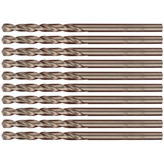 Набор сверл по металлу Profi 3.3х65мм с кобальтом 5проц. (уп.10шт) Cutop 48-33-10