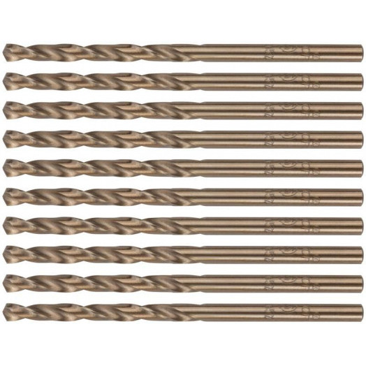 Набор сверл по металлу Profi 3.5х70мм с кобальтом 5проц. (уп.10шт) Cutop 48-35-10