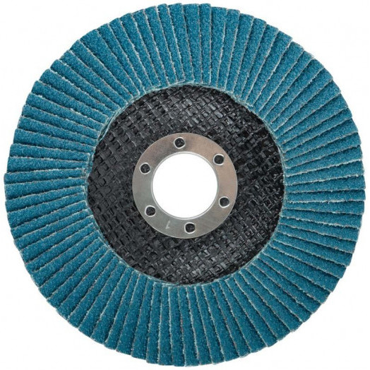 Круг лепестковый торцевой циркониевый плоский 125мм P 40 FIT 39972