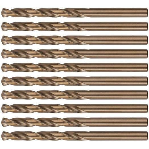 Набор сверл по металлу Profi 6х93мм с кобальтом 5проц. (уп.10шт) Cutop 48-60-10