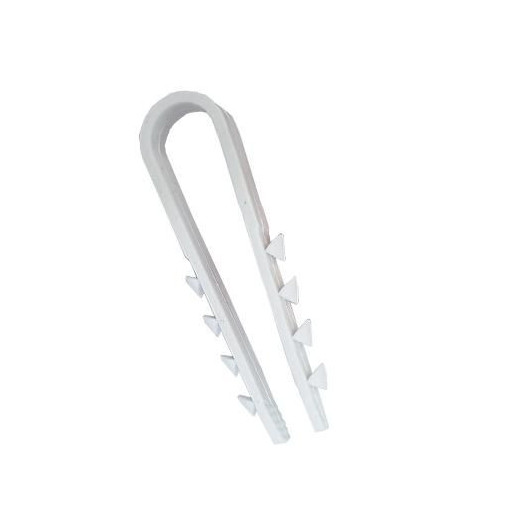 Дюбель-хомут для круглого кабеля 19-25мм бел. (уп.100шт) TOKOV ELECTRIC TKE-DH-19-25-C01