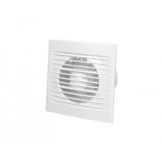 Вентилятор вытяжной осевой 125мм бел. с вытяжным клапаном TOKOV ELECTRIC TKE-VVO-125-OK